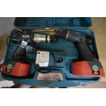 Case of Two 18v Battery Drills with Charger