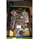 Mixed Lot of Tools Including Spirit Levels, Wrench