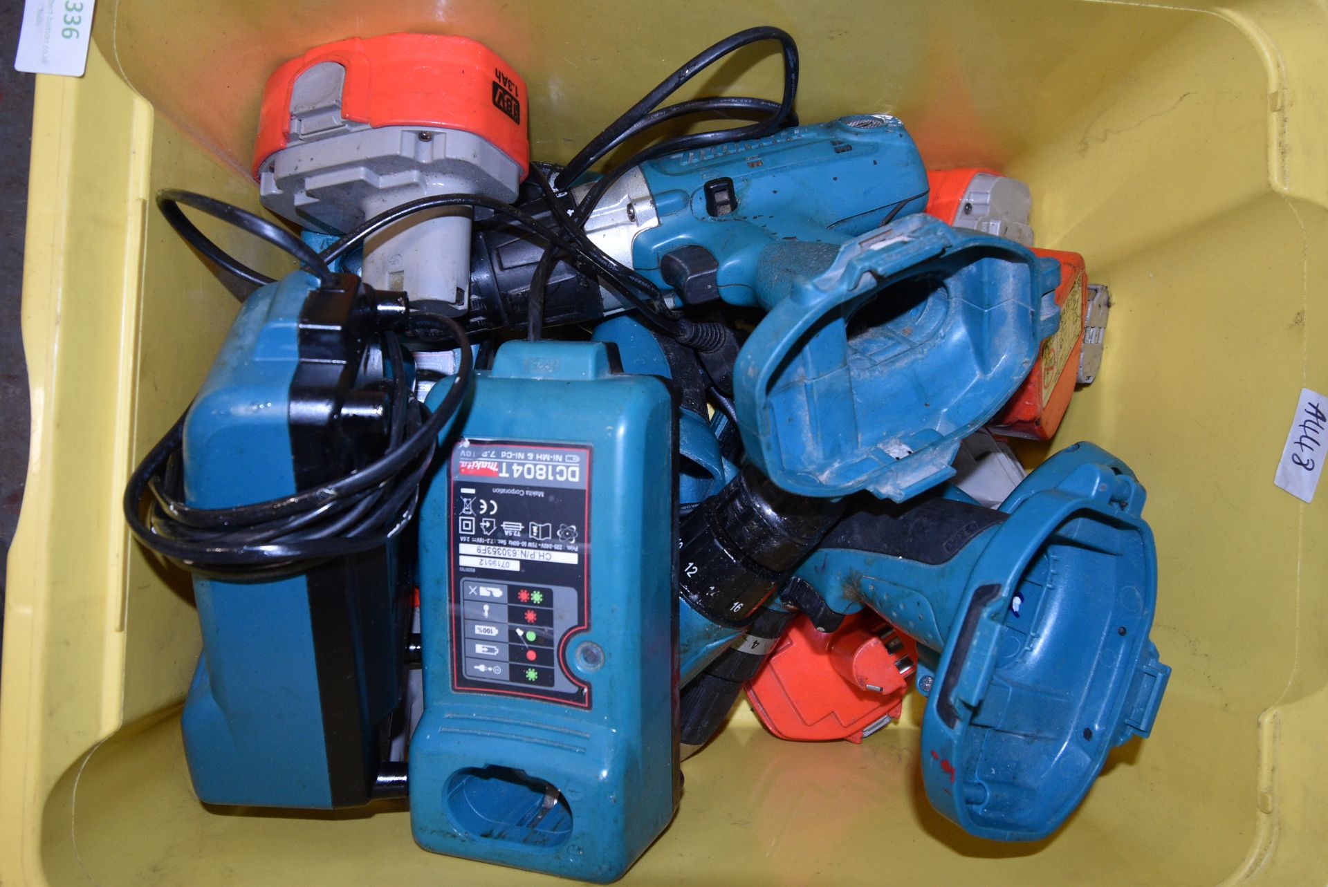 Quantity of Makita Drills with Batteries and Charg