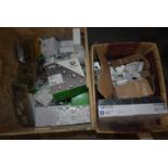 Two Boxes of Assorted Sockets, Plastic and Galvani