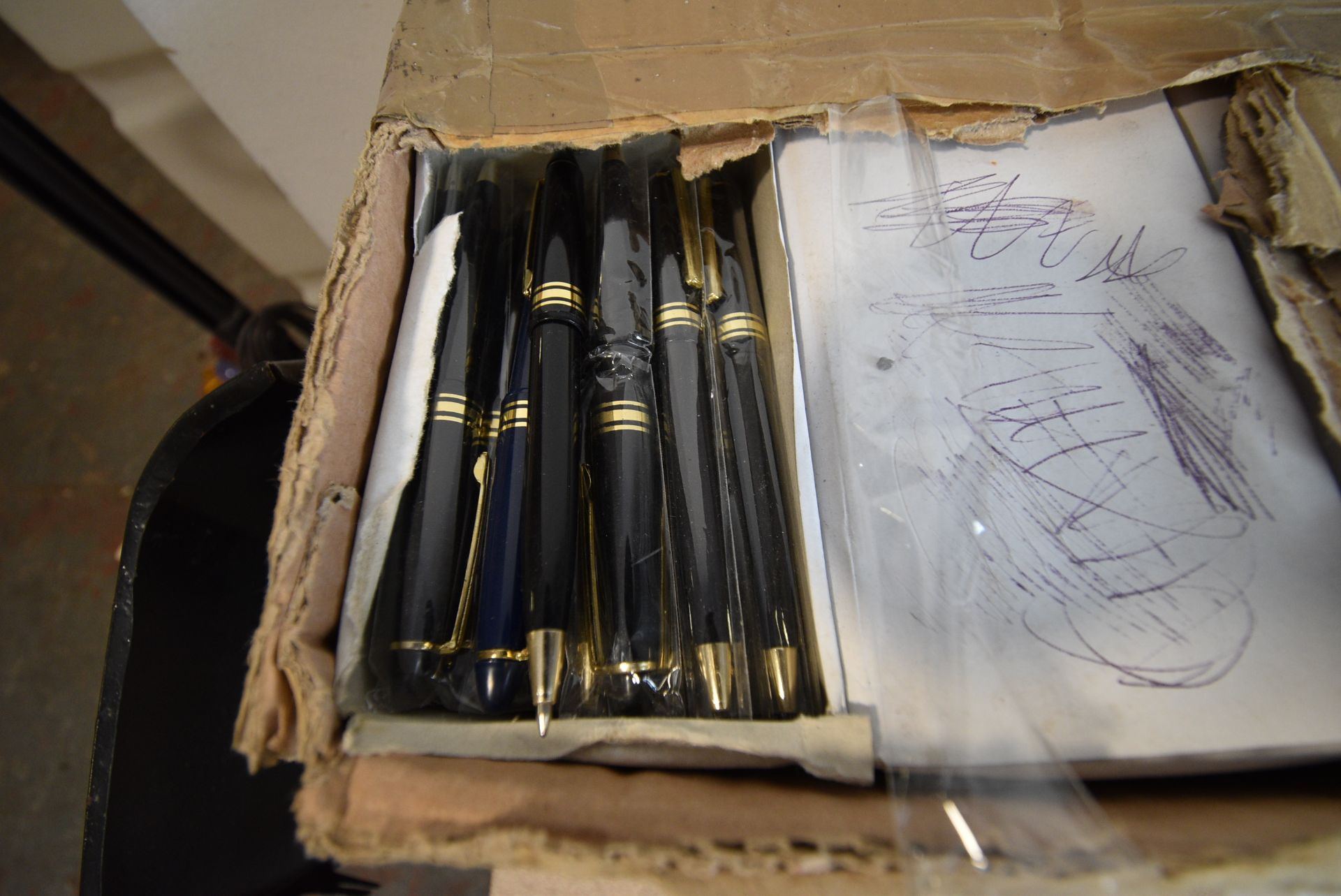 Box of ~1000 Pens - Image 2 of 2
