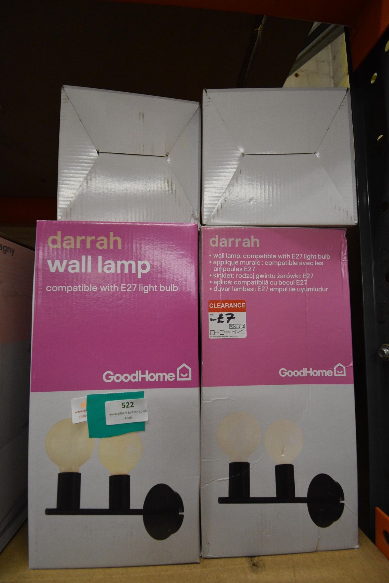*Large Quantity of Wall Lamps