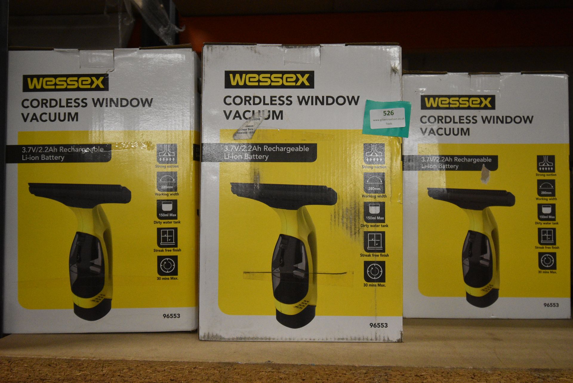 *18 Wessex Cordless Window Vacs