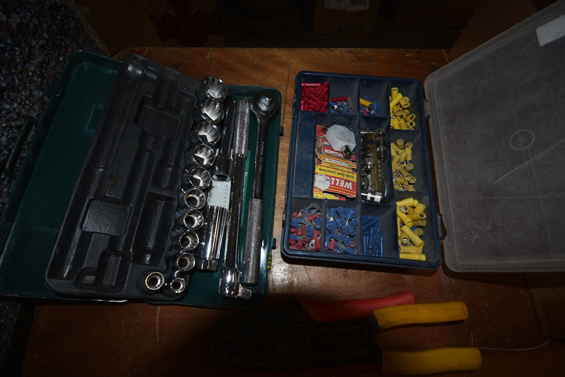 Socket Set and an Electricians Set with Wire Strip