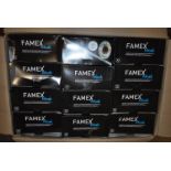 Thirty Boxes of 50 Famex Face Masks Type IIR Model