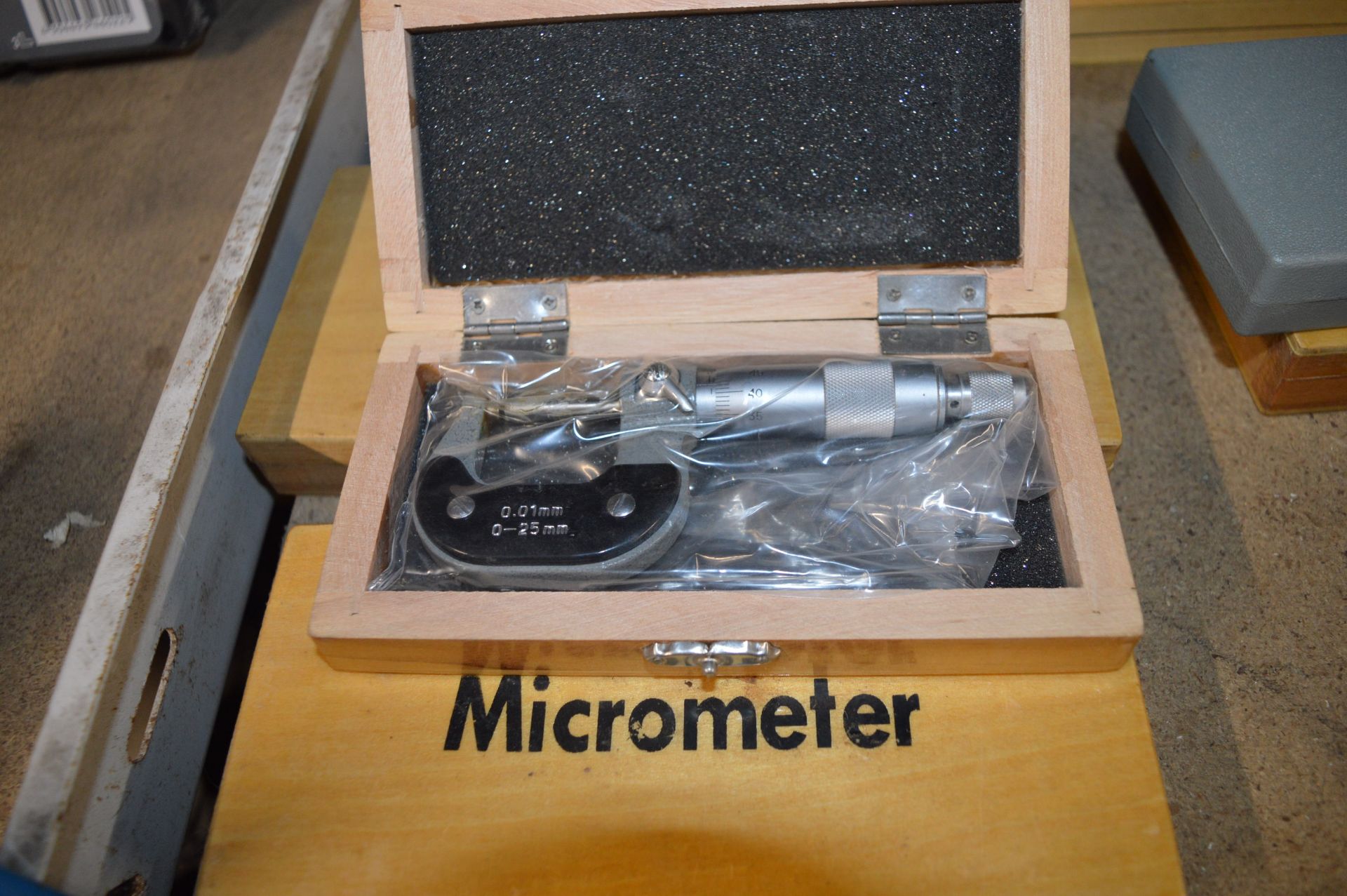 0-25mm, 25-50mm, and 50-75mm Micrometers