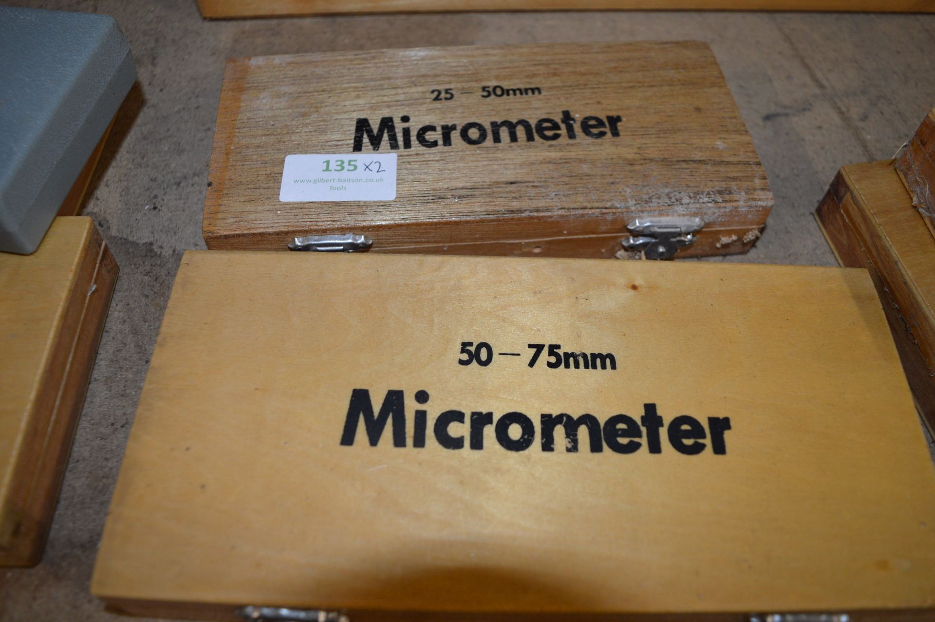 25-50mm and a 50-75mm Micrometer - Image 2 of 2