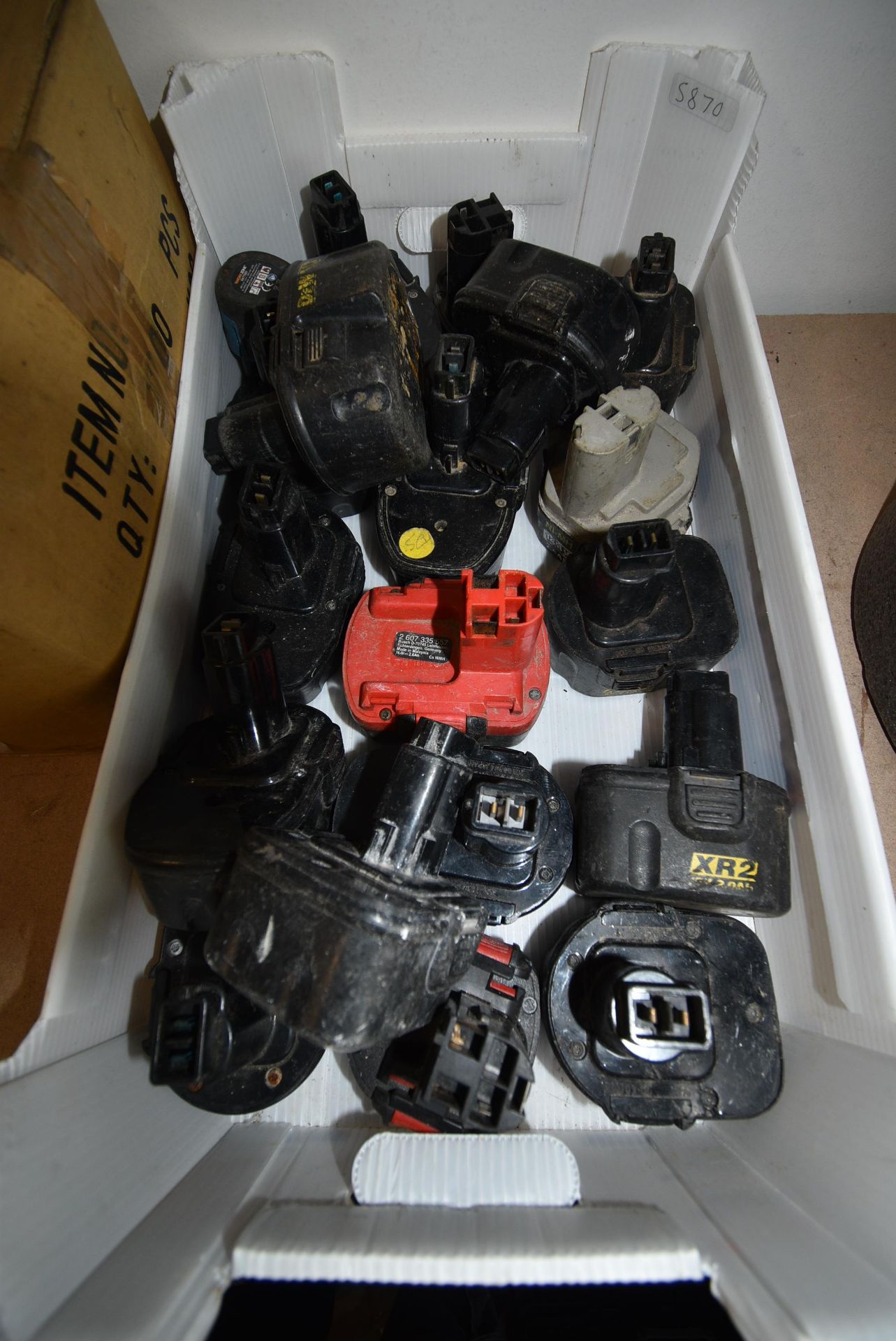 Quantity of Assorted Power Tool Batteries