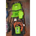 Green Works Cordless Lawnmower with Battery