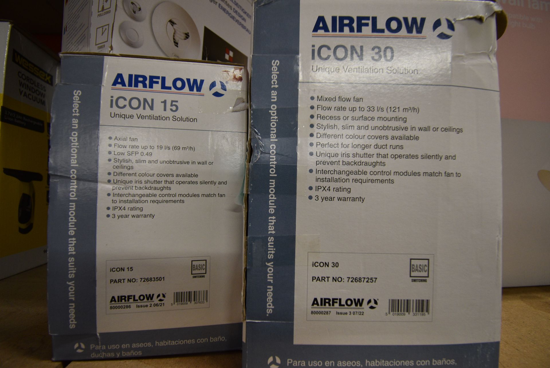 *Large Quantity of Icon 15 and 30 Air Flow Ventila - Image 2 of 2