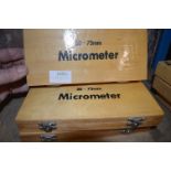 Three 50-75mm Micrometers