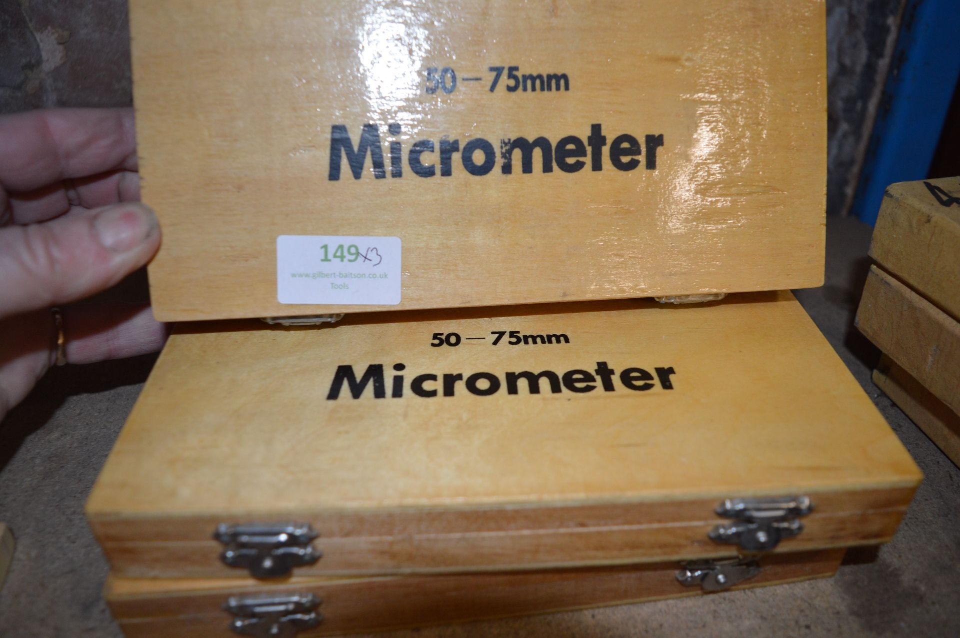 Three 50-75mm Micrometers