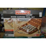 Power Fix Profi Wood Carving Tool Set