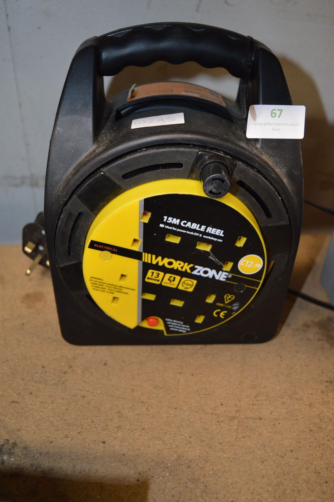 Work Zone 15m Cable Reel