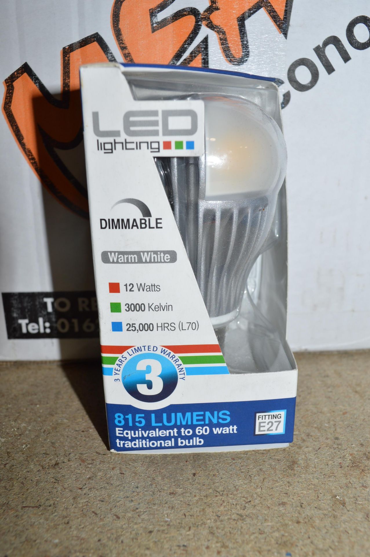 ~24 E27 LED Warm White Lightbulbs