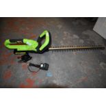 Cordless Hedge Trimmer with Charger