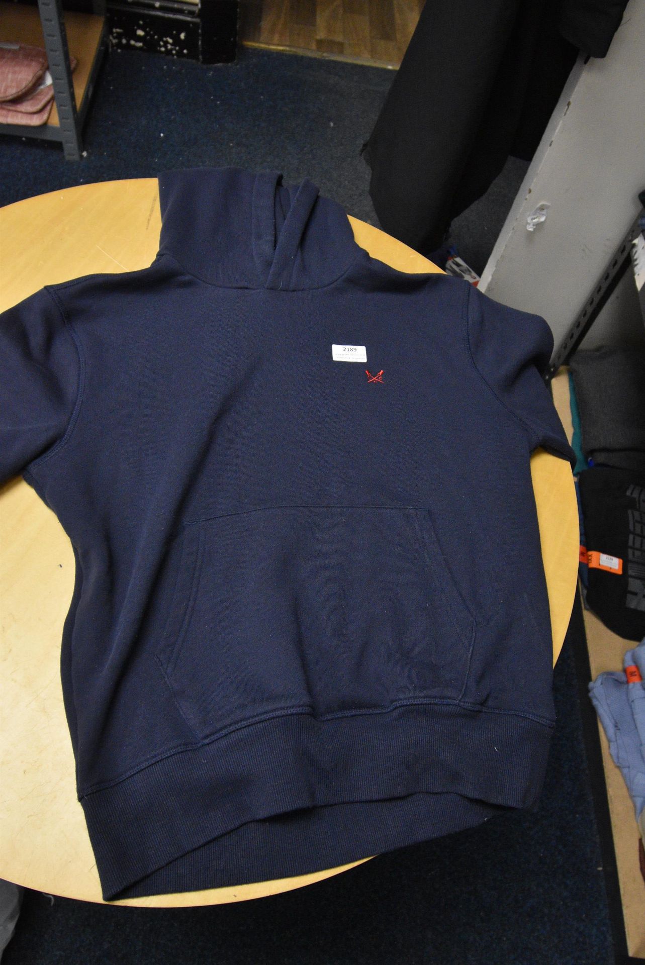 *Crew Clothing Co. Blue Hoodie Size: M