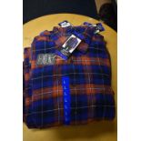 *Grayers Heritage Flannels Checked Shirt in Terracotta/Blue Size: L