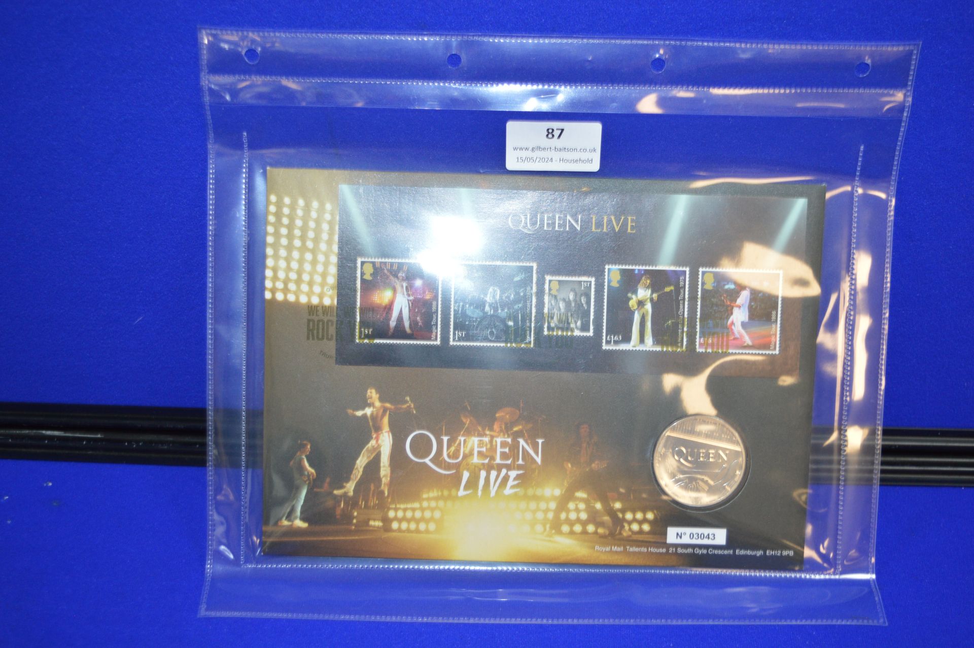 Queen Live Royal Mail First Day Cover Stamp & Comm