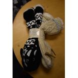 *Two Pairs of Jane & Bleecker Dog Slipper Socks