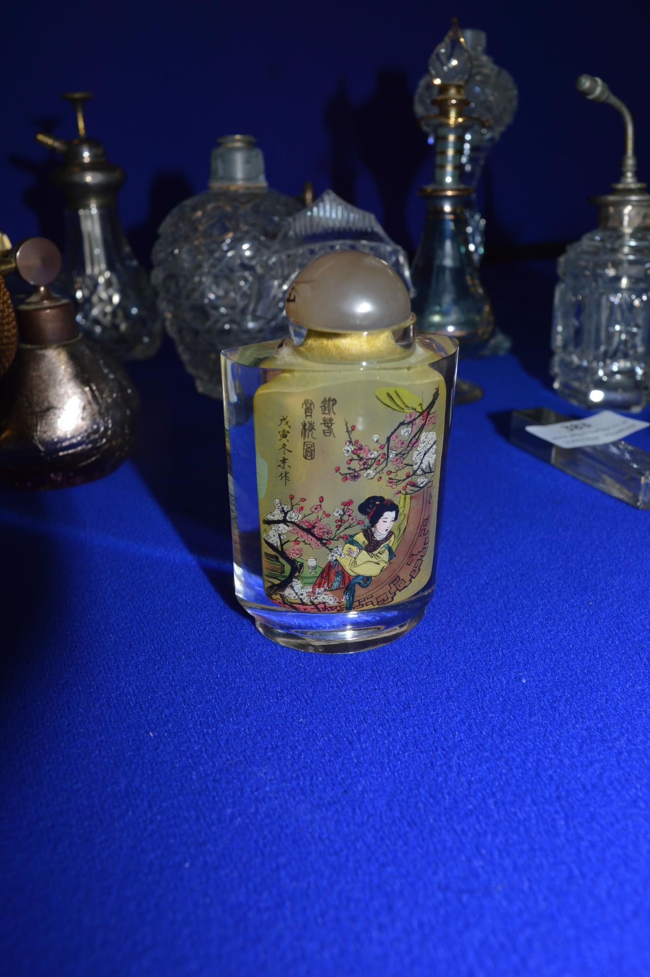 Twelve Vintage Glass Scent Bottles - Image 3 of 4