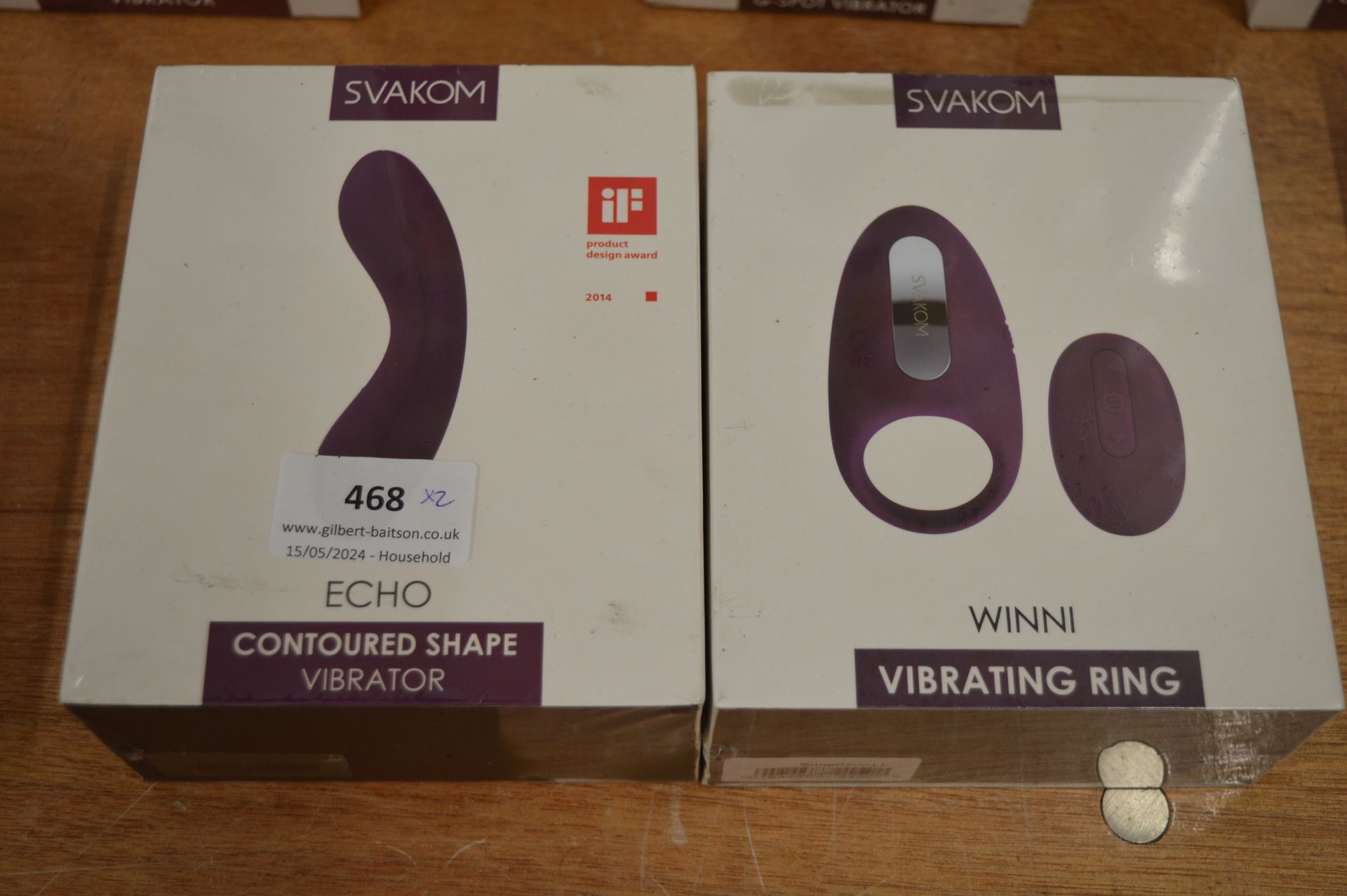 Two Svakom Adult Vibrating Massagers (0ver 18's only)