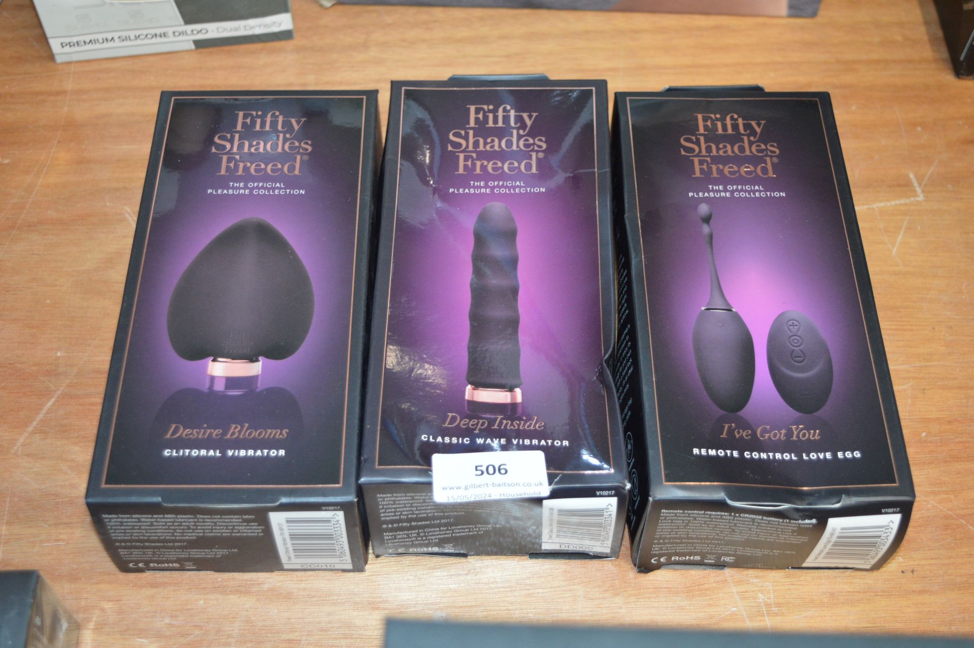 Three 50 Shades Freed Personal Massagers (0ver 18's only)