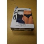 * Pack of DKNY Seamless Bikini Briefs Size: XL