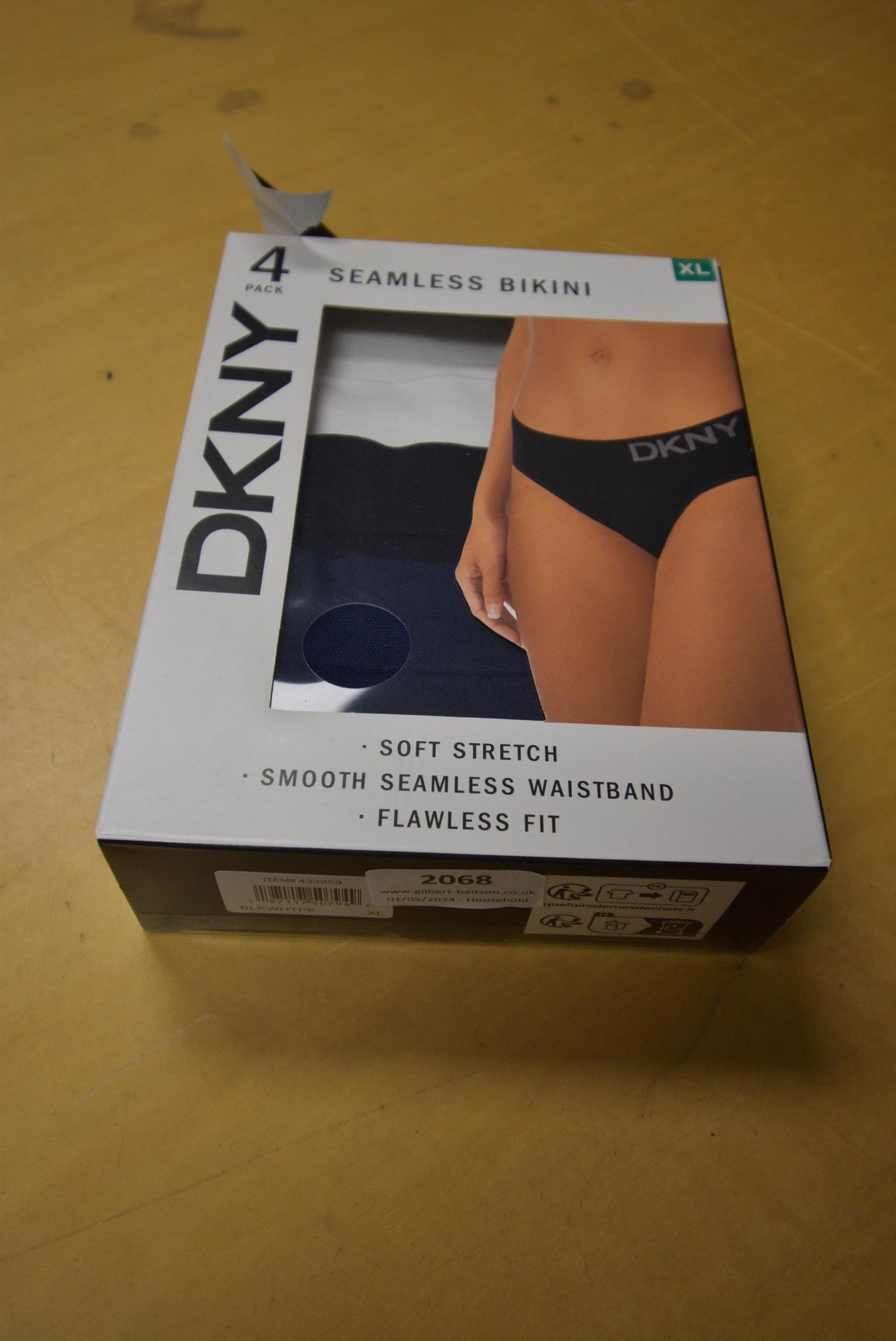 * Pack of DKNY Seamless Bikini Briefs Size: XL