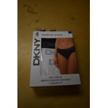 * Pack of DKNY Seamless Bikini Briefs Size: L