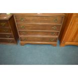 Reproduction Four Drawer Mahogany Chest