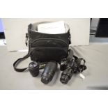 Nikon D40 Camera Body with Nikkor Lenses, Camera Bag, and Accessories