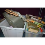 Two Storage Boxes Containing Children's Annuals, J