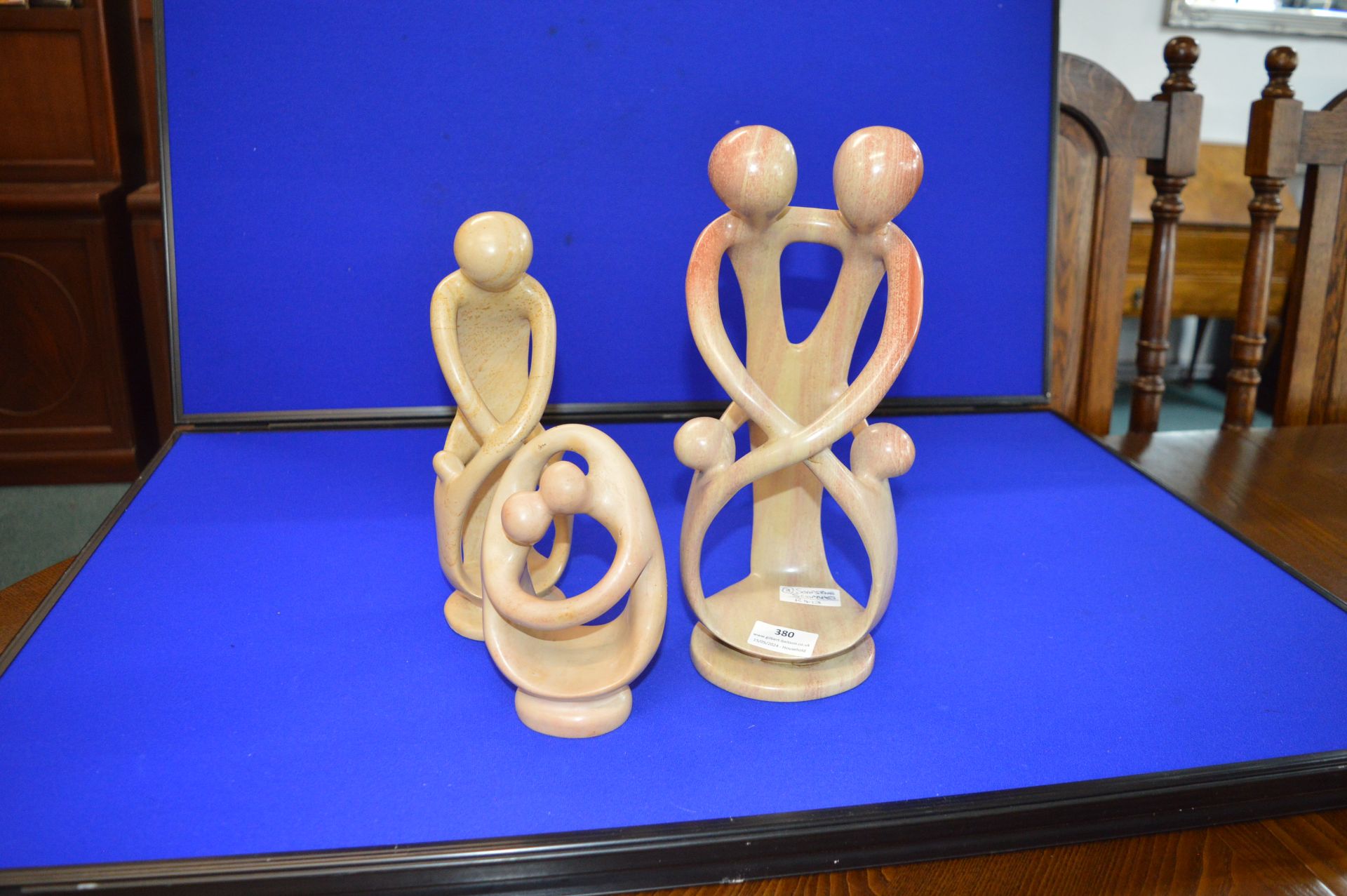 Three Soapstone Sculptures