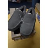 *Kirkland Grey Sheepskin Style Slippers Size: 8