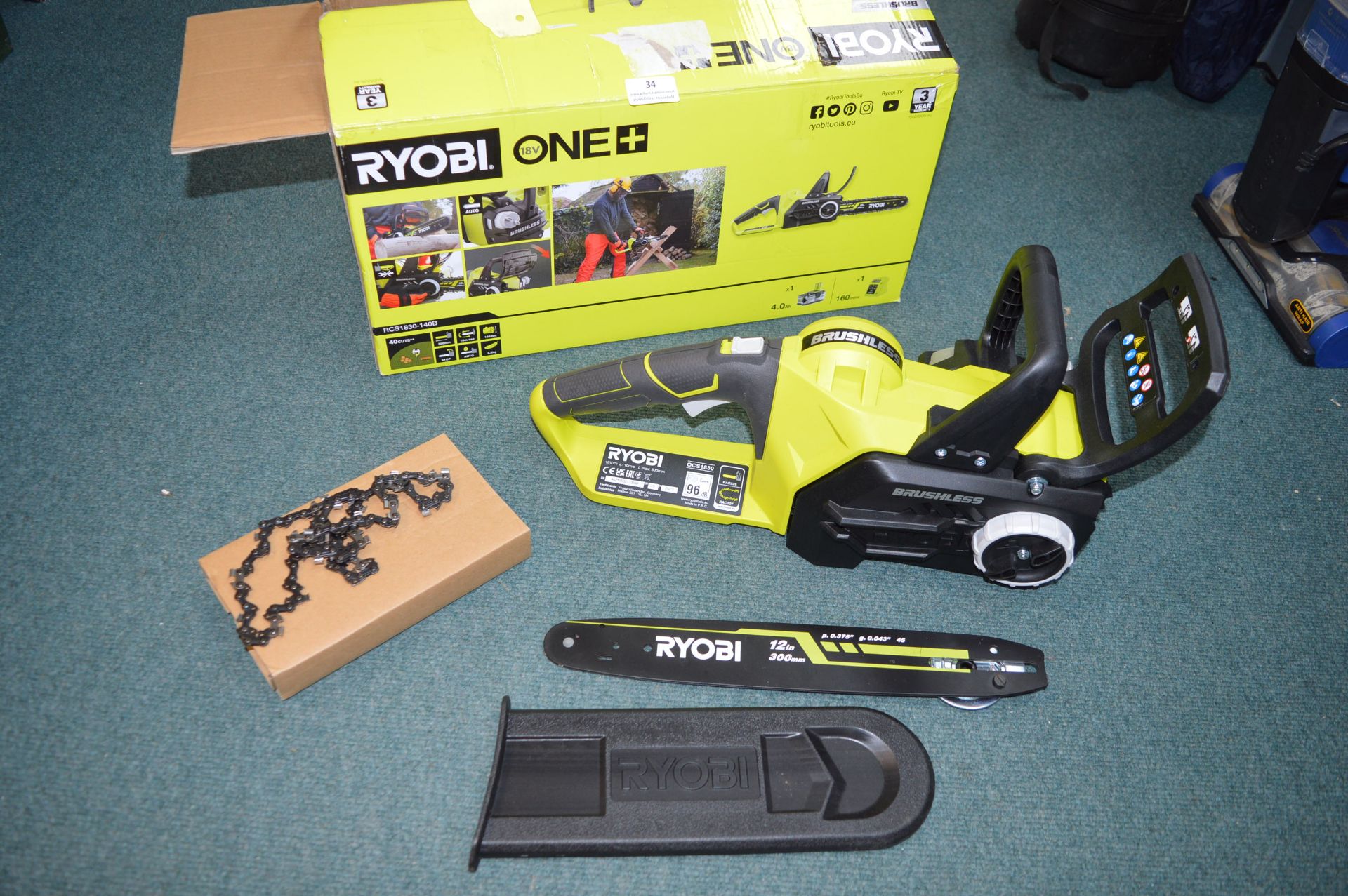 Ryobi 1 Plus OCS1830 Brushless Mini Chainsaw