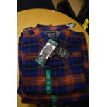 *Grayers Heritage Flannels Checked Shirt in Terracotta/Blue Size: XL