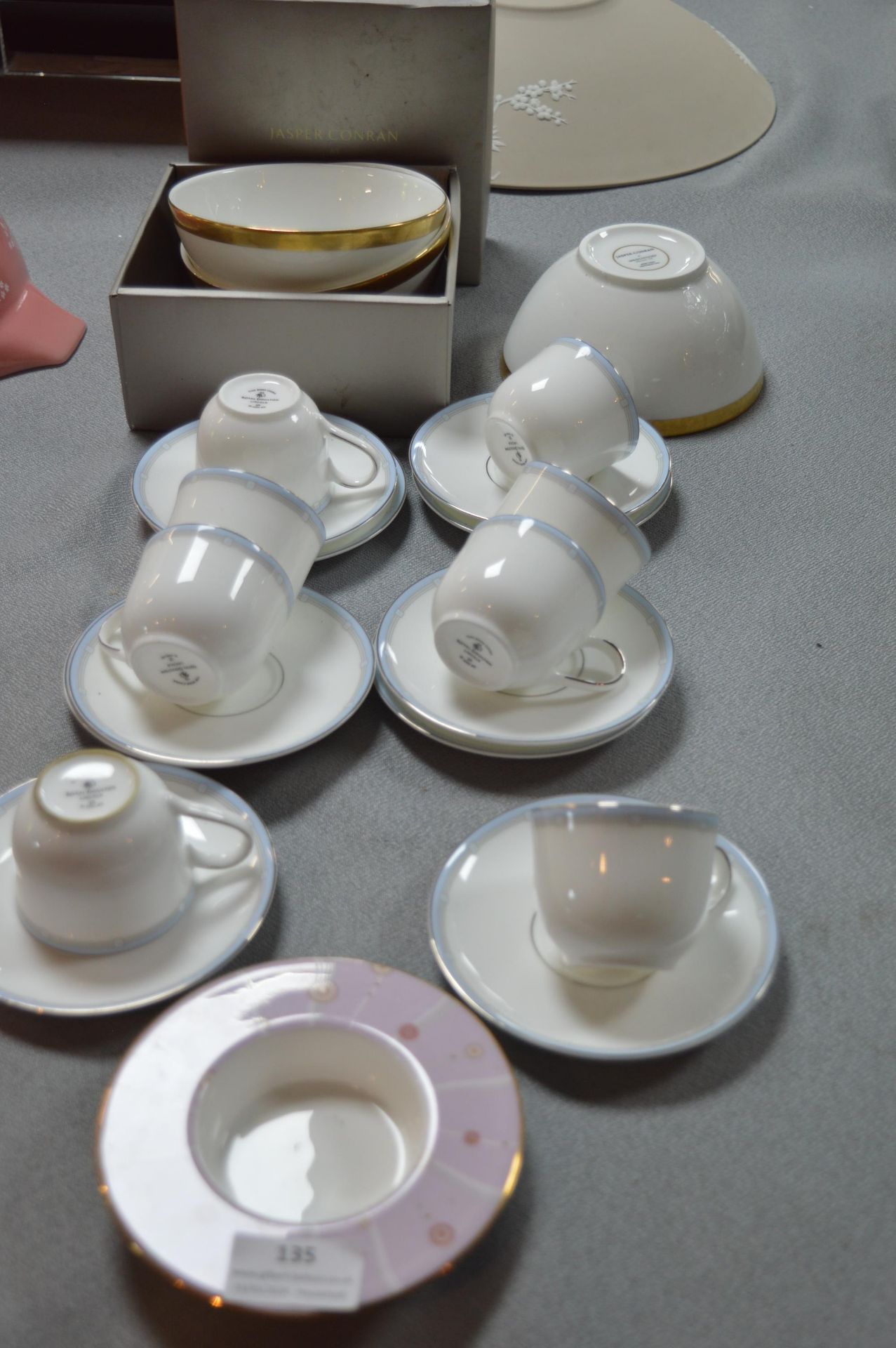 Wedgwood and Royal Doulton Tea Cups, Bowls, etc.