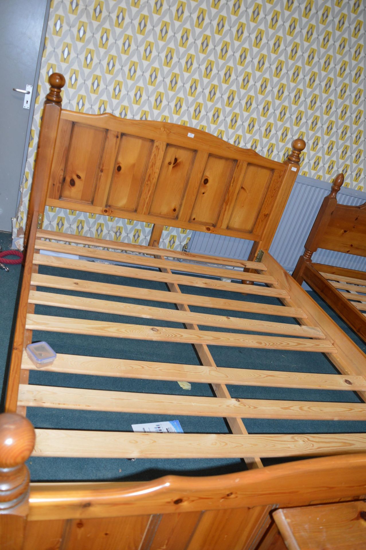 Solid Pine King Size Bed Frame