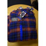 *Grayers Heritage Flannels Checked Shirt in Terracotta/Blue Size: L