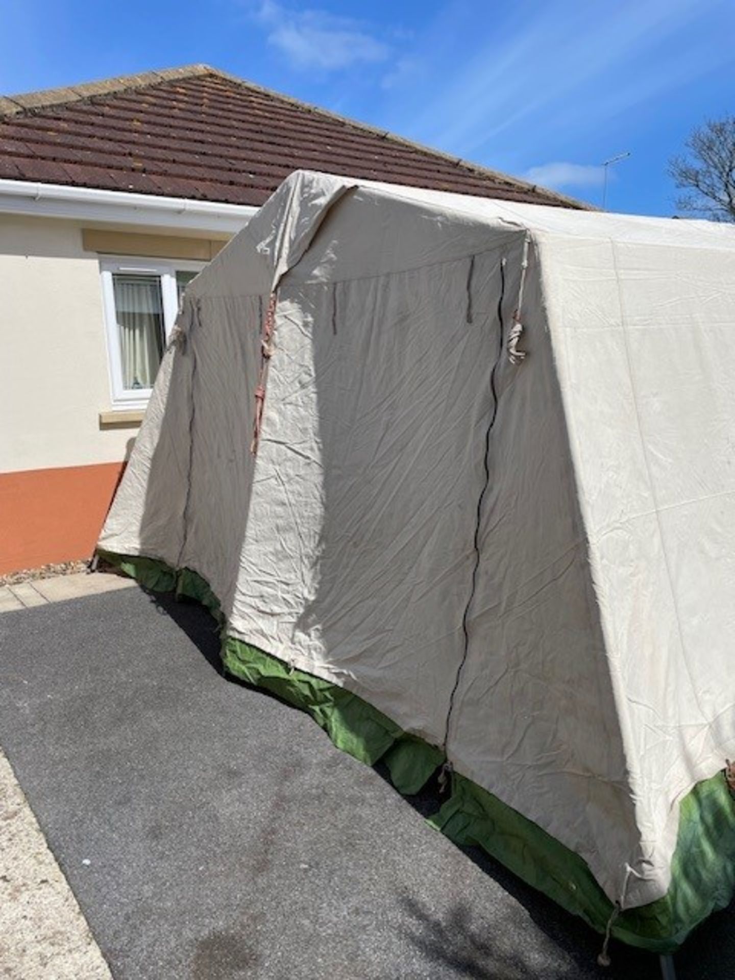 Cotswold 12 Vintage Canvas Marquee Tent - Image 5 of 11