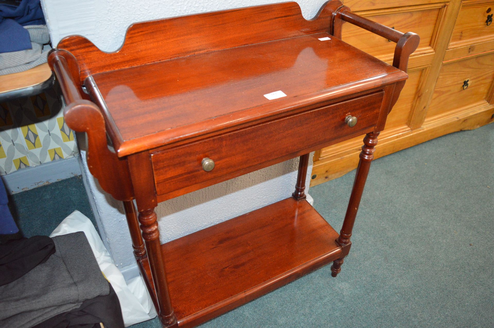 Solid Mahogany Telephone Table