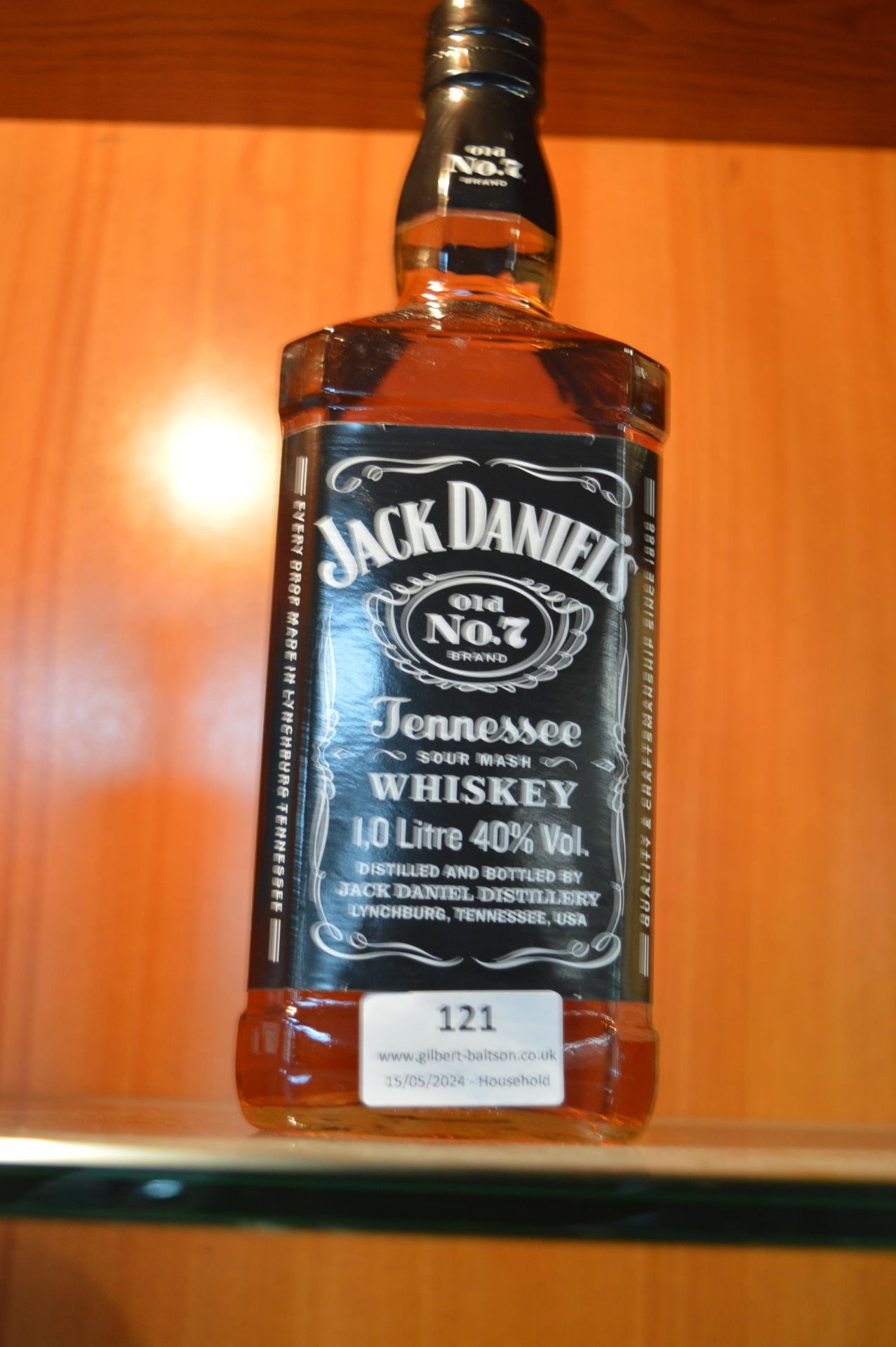 Jack Daniels Tennessee Whiskey 1L