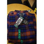 *Grayers Heritage Flannels Checked Shirt in Terracotta/Blue Size: XL