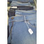 Three Lady's Blue Jeans Size: 14L