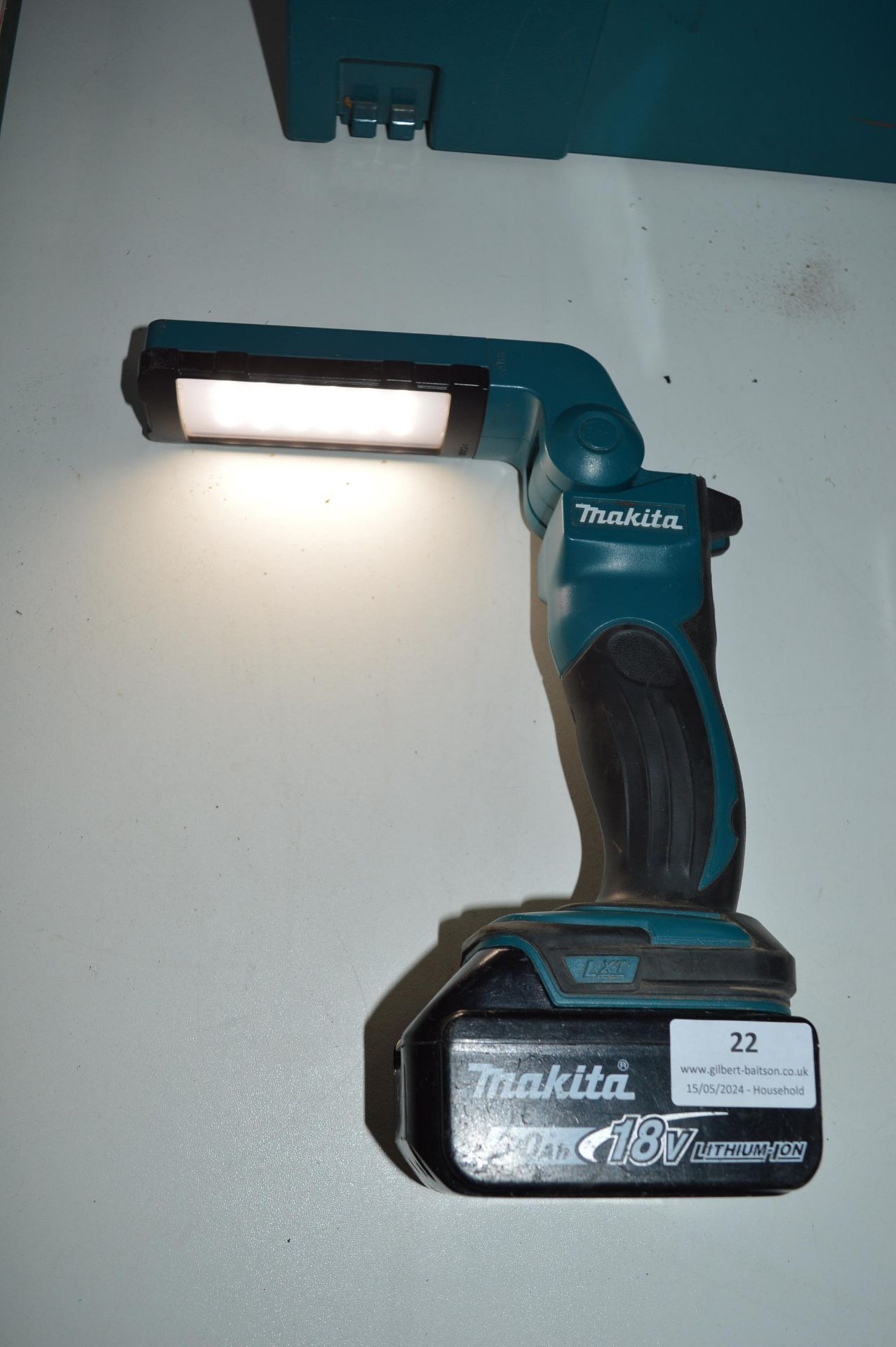 Makita BL1830B Work Light with Battery - Image 2 of 2