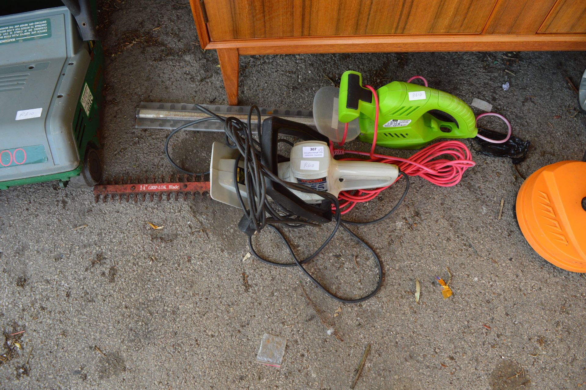 Two Electric Hedge Trimmers