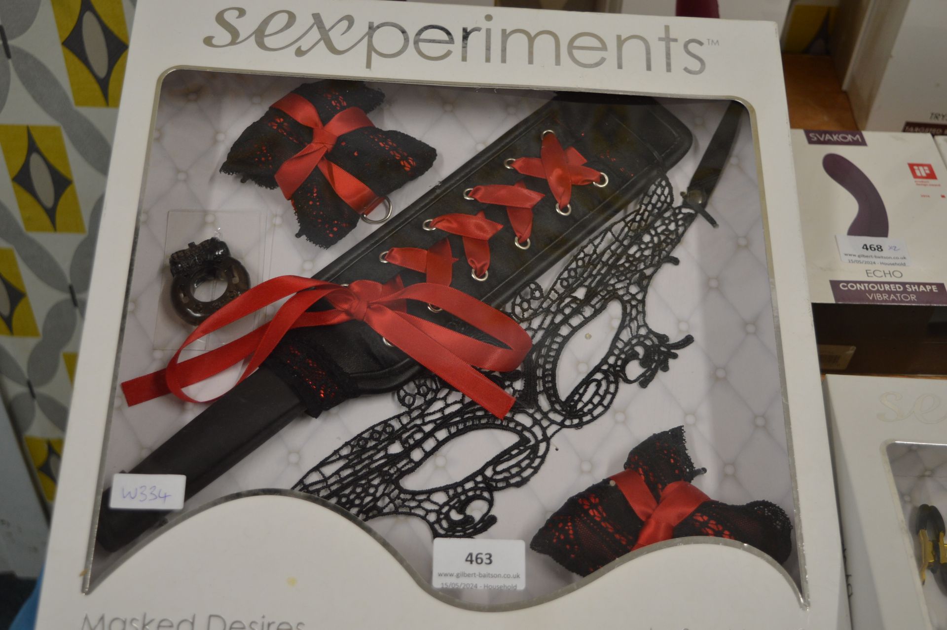 Sexperiments Mask Desires Gift Set (0ver 18's only)