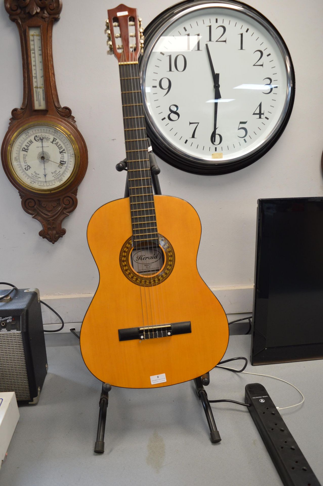 Herald Acoustic Guitar HO44 Manufactured by John Hornby Skewes with Stand