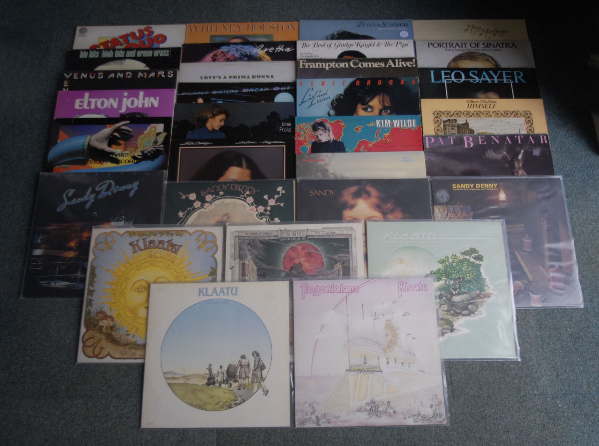12" LP Records Including All Four Sandy Denny, and